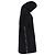 Autre Marque Abito corto con cappuccio McQ Alexander McQueen Flag in cotone nero - vista 3