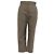 Pantalones Straight-Leg Paper Bag Brunello Cucinelli en algodón olive Verde Verde oliva