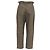 Pantalones Straight-Leg Paper Bag Brunello Cucinelli en algodón olive Verde Verde oliva - vista 3