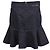 Stella Mc Cartney Minifalda acampanada de denim Stella Mccartney en algodón azul oscuro - vista 3
