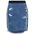 Sandro Distressed Mini-Denimrock aus blauer Baumwolle