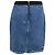 Sandro Distressed Mini-Denimrock aus blauer Baumwolle - Ansicht 3