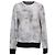 Iro Sweatshirt mit Marmor-Print aus grauer Baumwolle