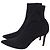 Botines Osaka Stretch Gianvito Rossi en viscosa negra Negro - vista 4