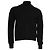 The Row Howard Zip-Up Jacke aus schwarzer Baumwolle