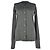 Cardigan abotonado Jil Sander en lana gris