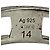 Anello Gucci Double G in metallo argentato Argento - vista 6