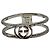 Anello Gucci Double G in metallo argentato Argento - vista 7