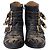 Botines bajas Chloé Susanna con tachuelas en cuero negro