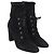 Botines de tacón Gianvito Rossi en ante negro - vista 2