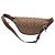 Borsello da vita Coach in nylon canvas marrone Rosso - vista 4