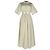 Vestido midi Cult Gaia Keegan con recortes en algodón blanco Crudo