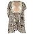 Blusa Chloé in cotone multicolore con stampa paisley e bordo in pizzo
