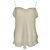 Top camisola Burberry em rayon branco Cru