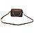 Borsa Crossbody Michael Kors Jet Set Large EW Zip Chain in pelle marrone Rosso