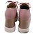 Stella Mc Cartney Chaussures compensées à plateforme Elyse de Stella McCartney en cuir rose - vue 5