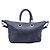 Marc Jacobs Too Hot To Handle Satchel Bag aus dunkelblauem Leder Marineblau - Ansicht 4