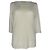 T-shirt Jil Sander a maniche 3/4 in cotone bianco Crudo