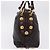 Gucci Babouska Heart Dome Satchel Leather Medium Negro - vista 4
