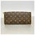 Bolso de hombro Louis Vuitton Monogram Pochette Twin GM Castaño - vista 10
