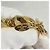 Portachiavi Louis Vuitton Charm LV Facet D'oro - vista 2
