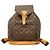 Mochila Louis Vuitton Monogram Montsouris GM Castaño