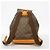 Mochila Louis Vuitton Monogram Montsouris GM Castaño - vista 12