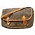 Borsa a tracolla Louis Vuitton Monogram Gibeciere MM Marrone