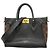 Louis Vuitton Monogram On My Side PM Handbag Brown Black