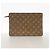 Louis Vuitton Monogram Pochette Homme Clutch Bag Marron - vue 10