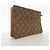 Louis Vuitton Monogram Pochette Homme Clutch Bag Marron - vue 2