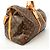 Louis Vuitton Brown Boston Monogram Keepall Bandoulière 55 Braun - Ansicht 2