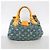 Louis Vuitton Monogram Denim Pleaty Handtasche M95020 Blau - Ansicht 10