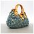 Louis Vuitton Monogram Denim Pleaty Handtasche M95020 Blau - Ansicht 2