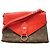 Sac à épaule Louis Vuitton Monogram Saint Michel Marron Rouge