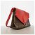 Sac à épaule Louis Vuitton Monogram Saint Michel Marron Rouge - vue 2