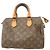 Borsa Louis Vuitton Monogram Speedy 25 Marrone