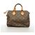 Borsa Louis Vuitton Monogram Speedy 25 Marrone - vista 14