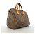 Borsa Louis Vuitton Monogram Speedy 25 Marrone - vista 2