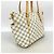 Sac cabas Louis Vuitton Damier Azur Totally PM Blanc - vue 2