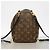 Sac à dos MINI Palm Springs Monogram Louis Vuitton Marron - vue 11