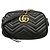 Borsa a tracolla in pelle Gucci GG Marmont Nero