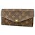 Louis Vuitton Monogram Portefeuille Sarah Long Wallet Rosa