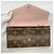 Louis Vuitton Monogram Portefeuille Sarah Long Wallet Rosa - vista 14