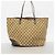 Borsa Tote Gucci in tela beige e marrone - vista 12