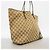 Borsa Tote Gucci in tela beige e marrone - vista 2