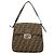 Bolsa de ombro Fendi Zucca em nylon e canvas Marrom