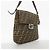 Bolsa de ombro Fendi Zucca em nylon e canvas Marrom - vista 2