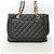 Borsa Tote Chanel in pelle di vitello martellata nera Nero - vista 9