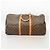 Louis Vuitton Brown Boston Monogram Keepall 55 M41424 - view 13
